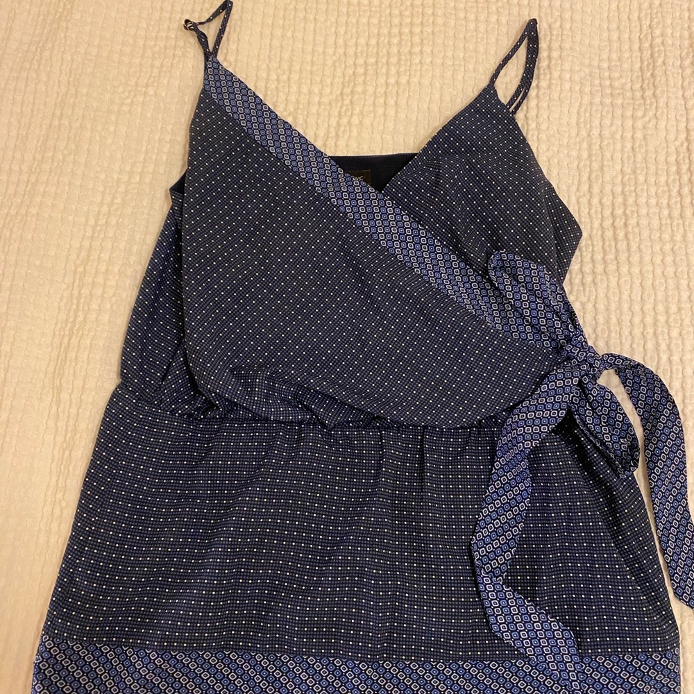Banana Republic Navy Wrap Top